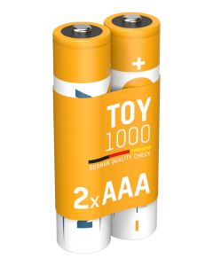 Toy NiMH Akku Micro AAA Typ 1000 (min. 800 mAh) maxE 2er Papierblister