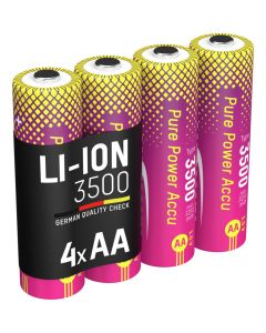 Pure Power Li-Ion Akku Mignon AA Typ 3500 (min. 3250 mAh)